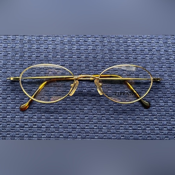 Tiffany & Co. Gold Oval Glasses - Picture 2 of 16